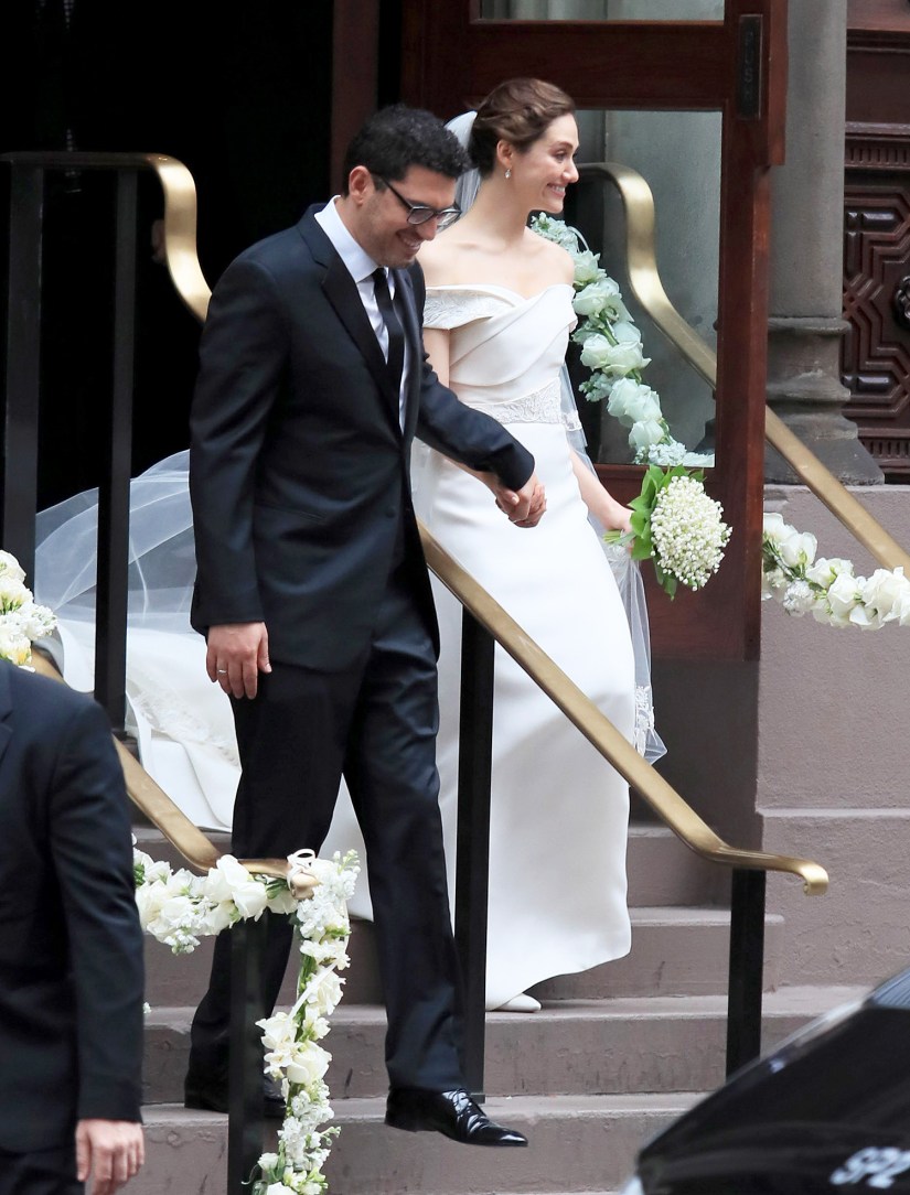 PREMIUM EXCLUSIVE: Emmy Rossum Weds Sam Esmail